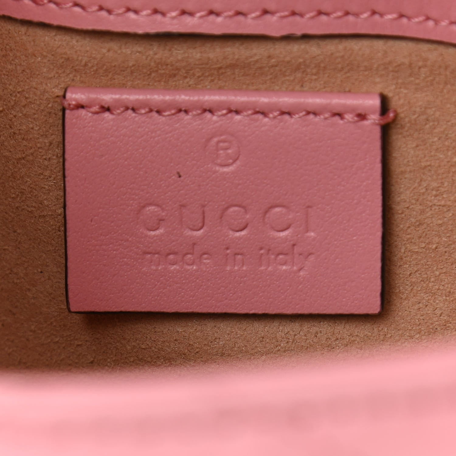 Gucci Calfskin Matelasse Super Mini GG Marmont Shoulder Bag Wild Rose 6 of 10
