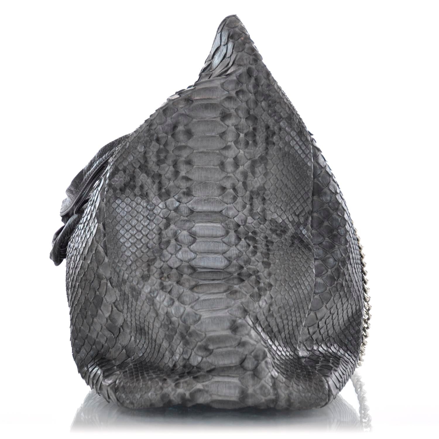 Gucci Python Large Jungle Tote Grey 4 of 9