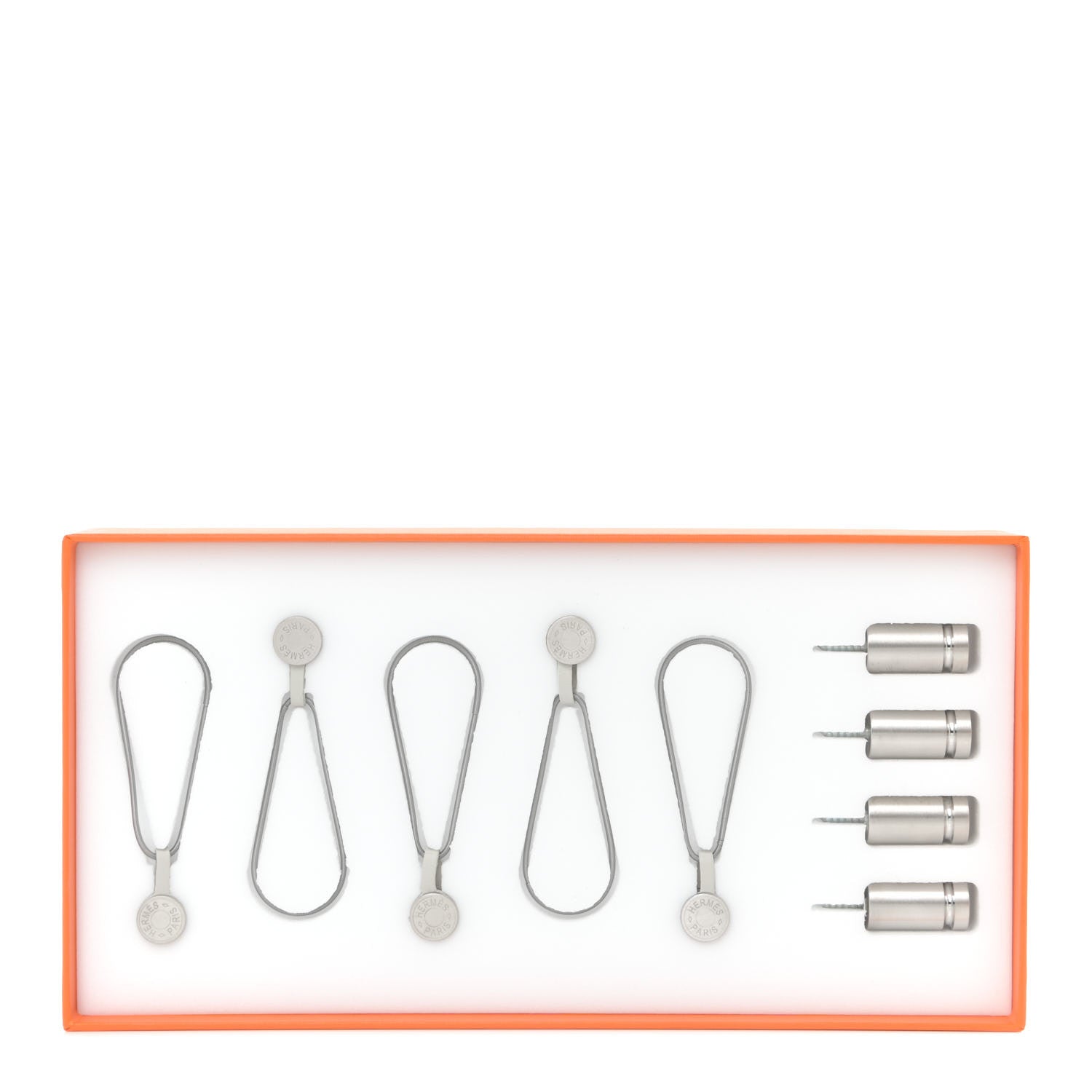 Hermes Stainless Steel Fixation Kit Scarf Hanging System 1 of 8