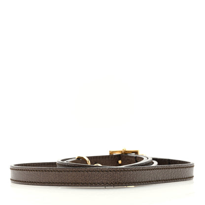 Gucci Calfskin 25mm Adjustable Shoulder Strap Black 2 of 3