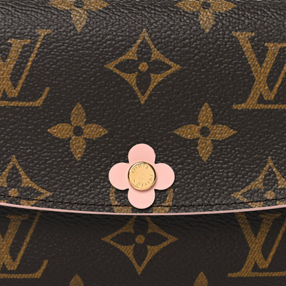 Louis Vuitton Monogram Bloom Flower Emilie Wallet 8 of 9