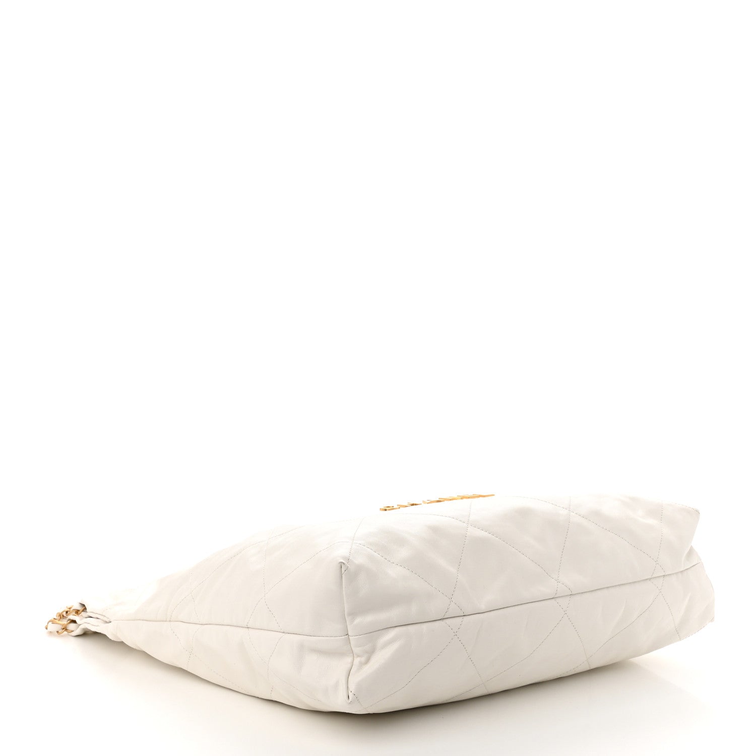 Chanel Shiny Calfskin Quilted Chanel 22 White 5 of 11