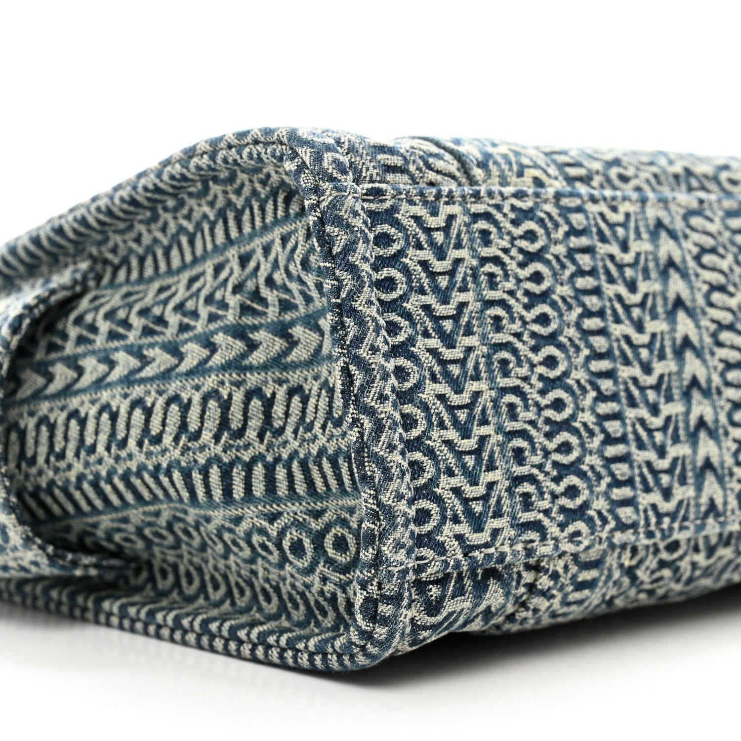 Marc Jacobs Cotton Washed Monogram Denim Medium Tote Bag 8 of 10