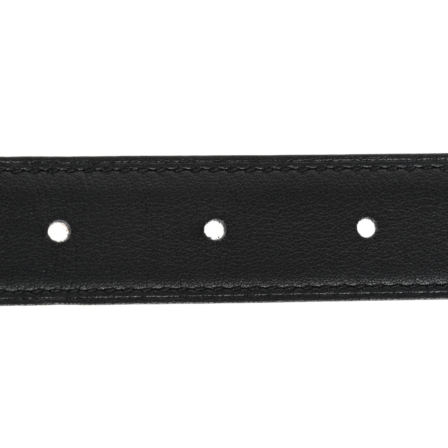 Swift Epsom 24mm Belt Strap 80 Black Gold