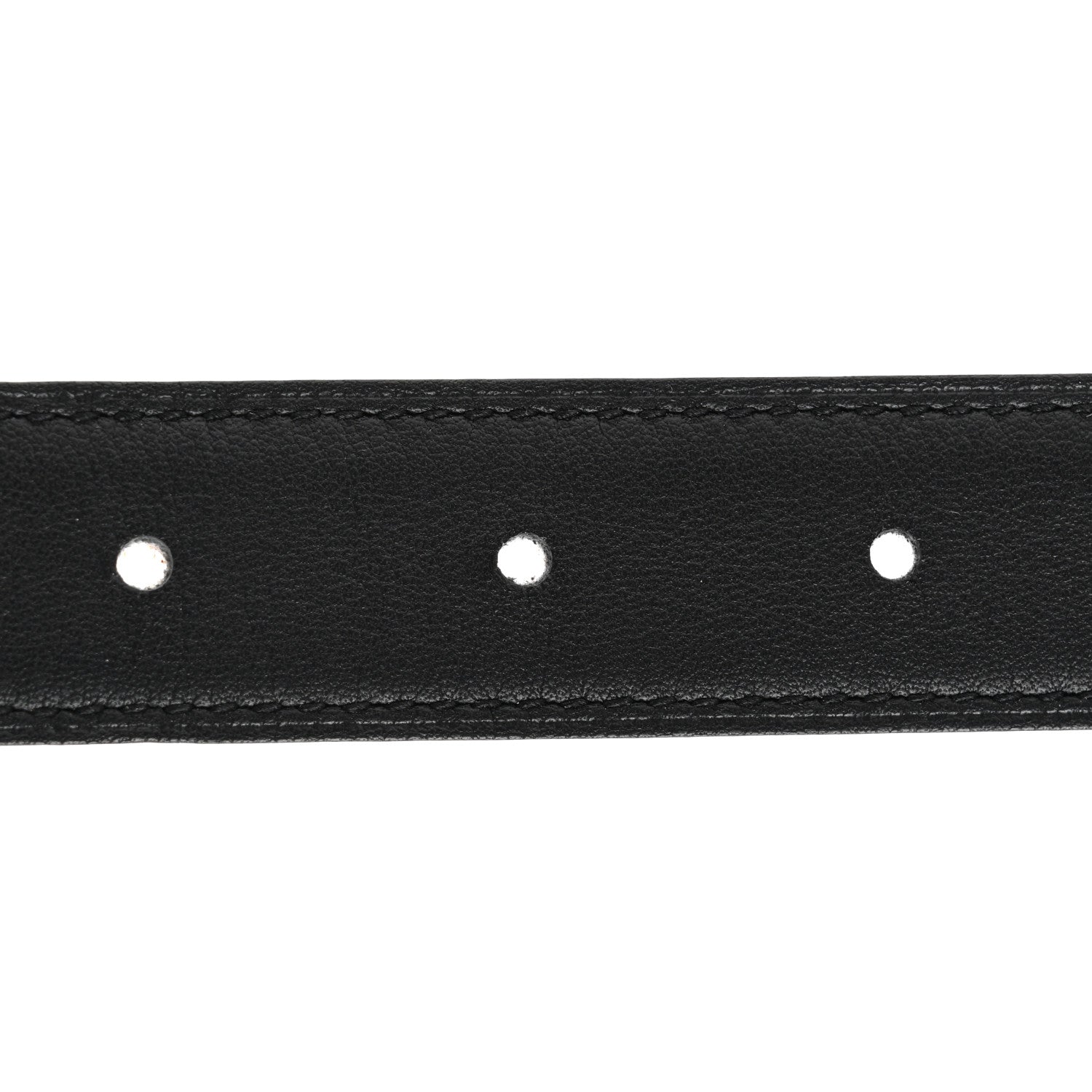 Hermes Swift Epsom 24mm Belt Strap 80 Black Gold 5 of 6