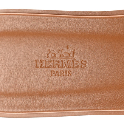 Hermes Denim Canvas Oran Sandals 38 Bleu Clair 7 of 10