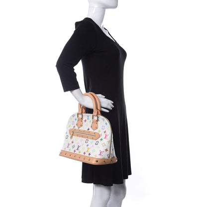 Louis Vuitton Monogram Multicolor Alma White 2 of 8