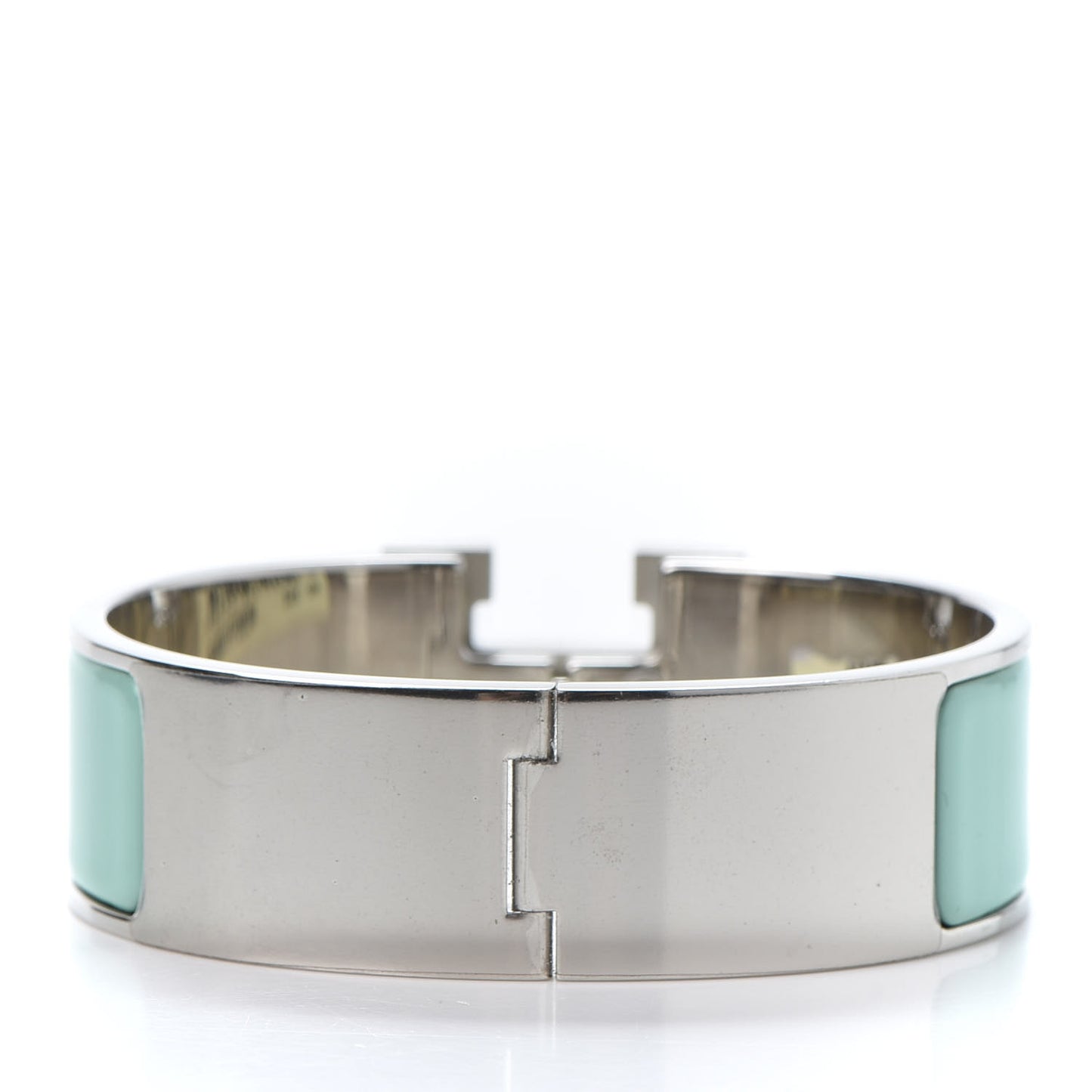 Enamel Wide Clic Clac H Bracelet GM Lagon
