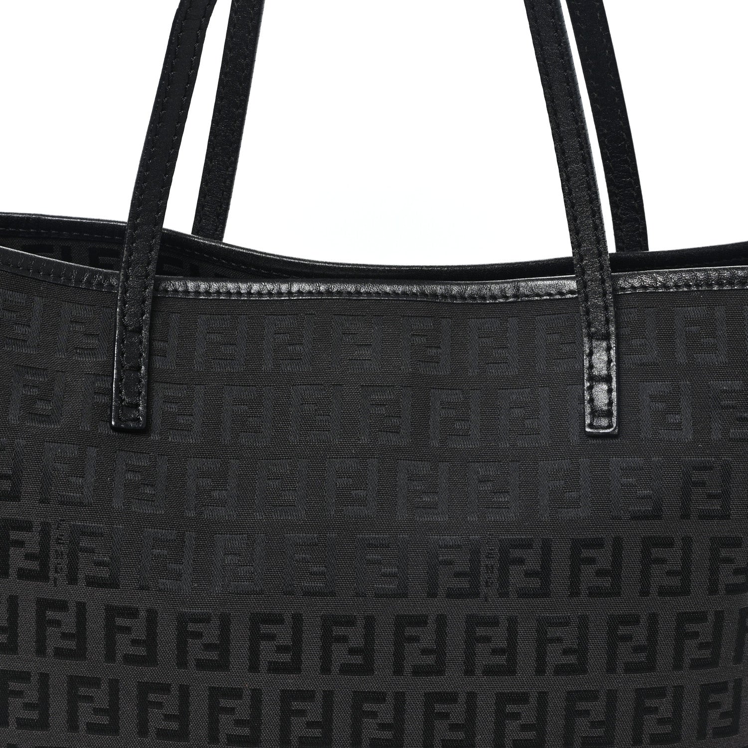 Fendi Zucchino Vitello Shopping Tote Moro 8 of 10