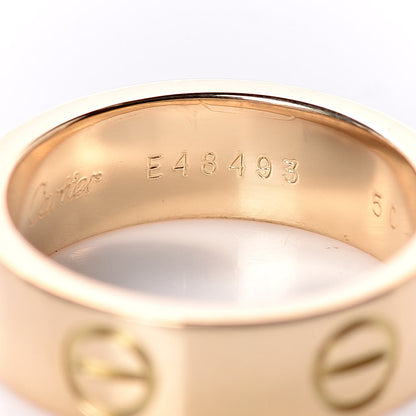 Cartier 18K Yellow Gold 5.5mm LOVE Ring 50 5.25 4 of 5