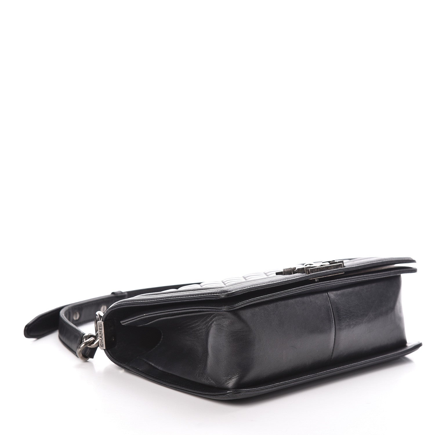 Chanel Calfskin Quilted Medium Boy Flap Black 4 of 11