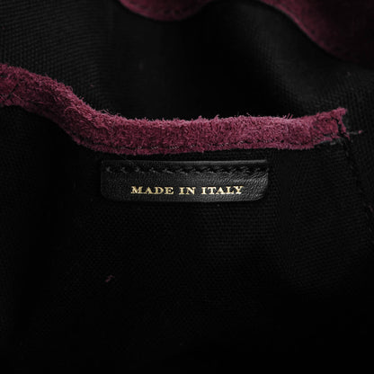 Burberry Suede House Check Cornwall Hobo Mahogany Red 7 of 14