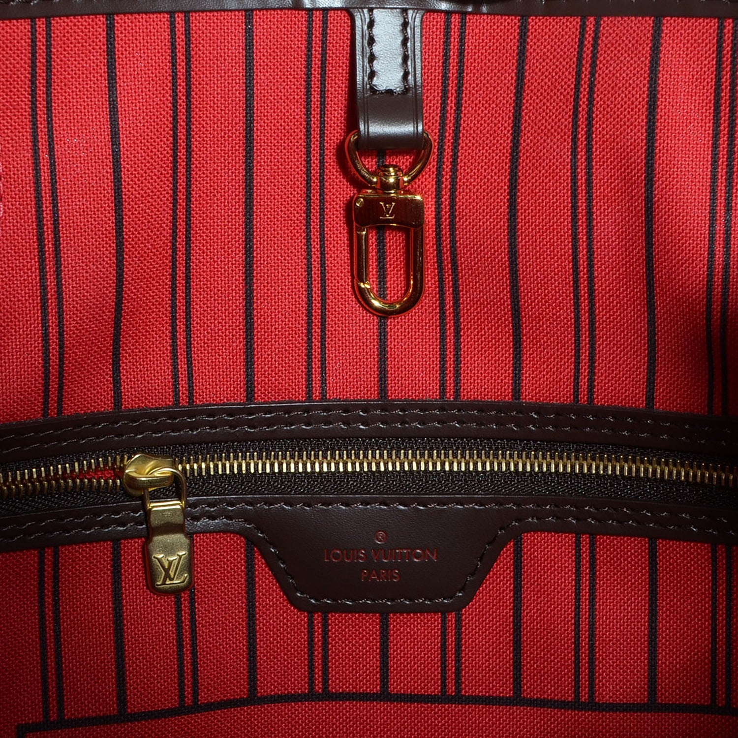 Louis Vuitton Damier Ebene Neverfull MM 7 of 9