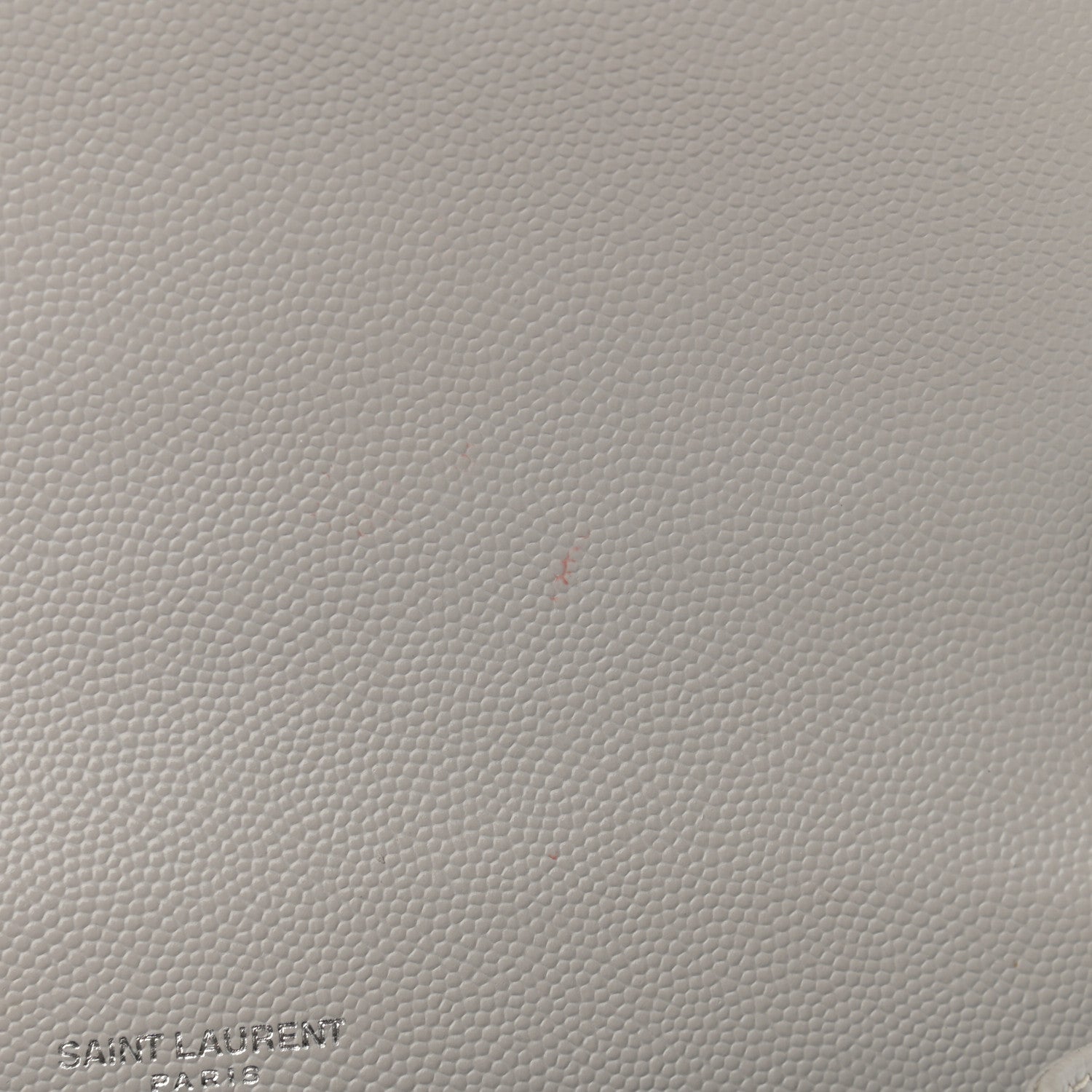 Saint Laurent Grain De Poudre Textured Mixed Matelasse Medium Triquilt Monogram Satchel Granite 16 of 18