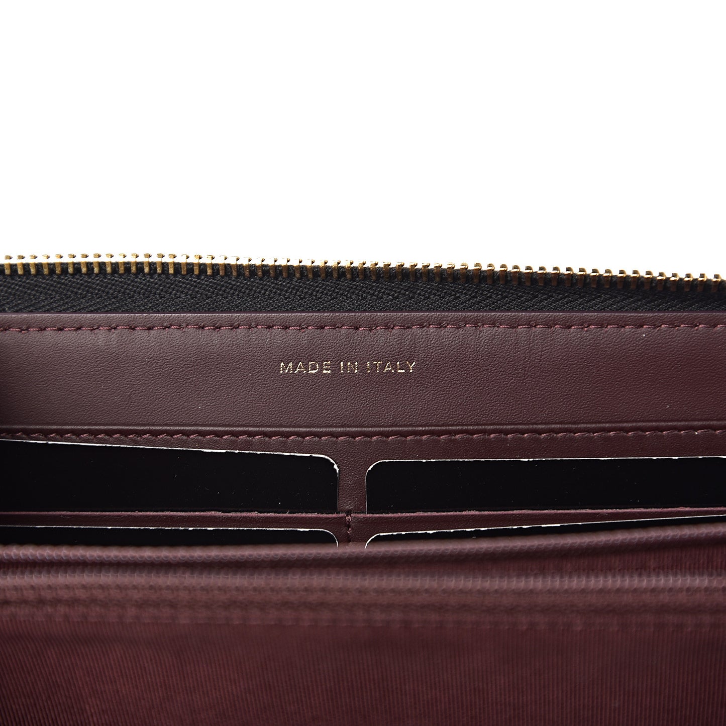 Caviar Quilted Large Gusset Zip Around Wallet Black