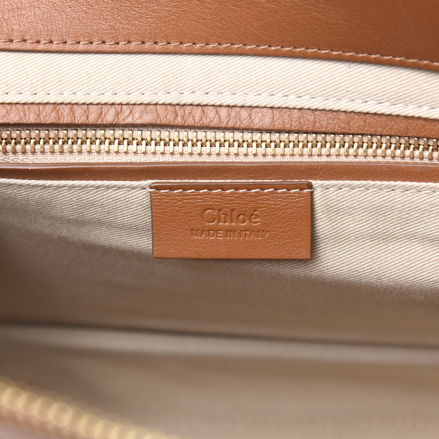 Chloe Calfskin Suede Medium Roy Bag Nut 5 of 9