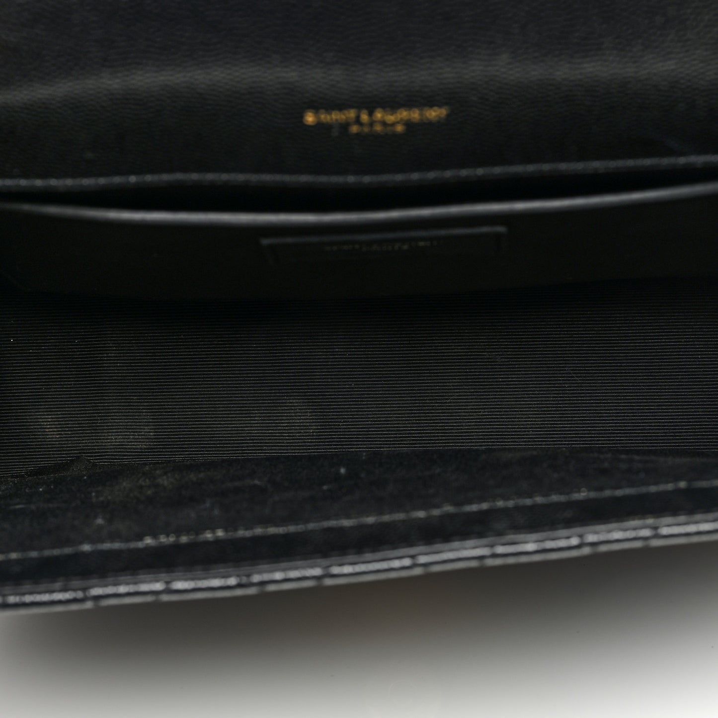Grain De Poudre Textured Mixed Matelasse Triquilt Medium Monogram Satchel Black