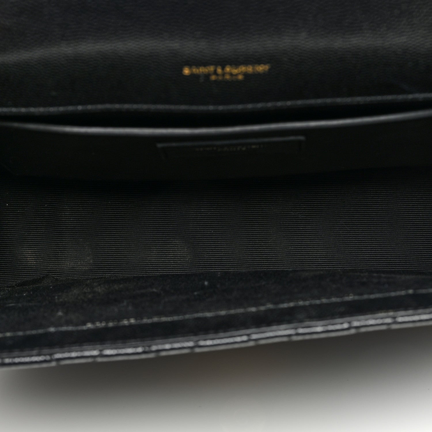 Saint Laurent Grain De Poudre Textured Mixed Matelasse Triquilt Medium Monogram Satchel Black 5 of 10