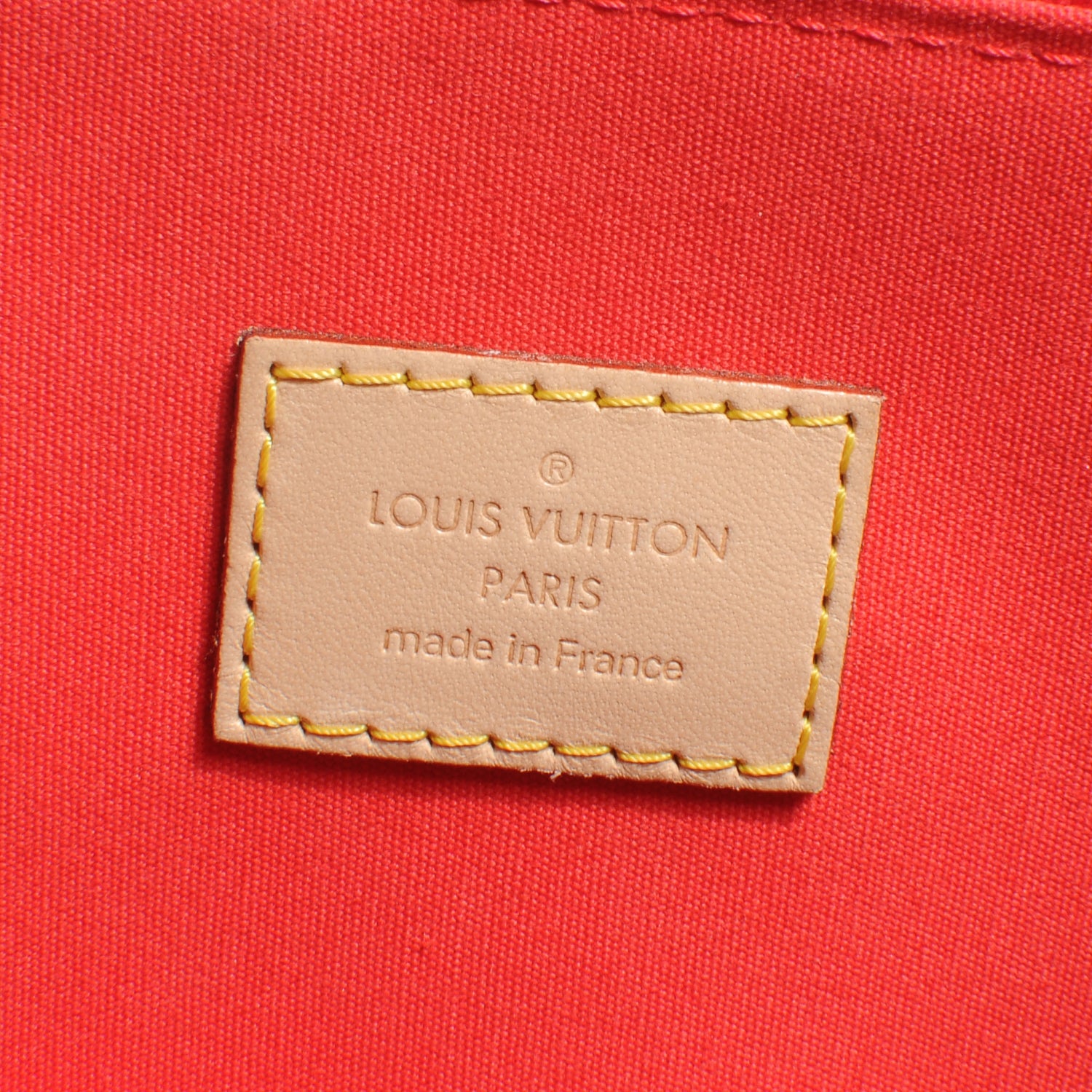 Louis Vuitton Vernis Alma GM Rouge Grenadine 6 of 7