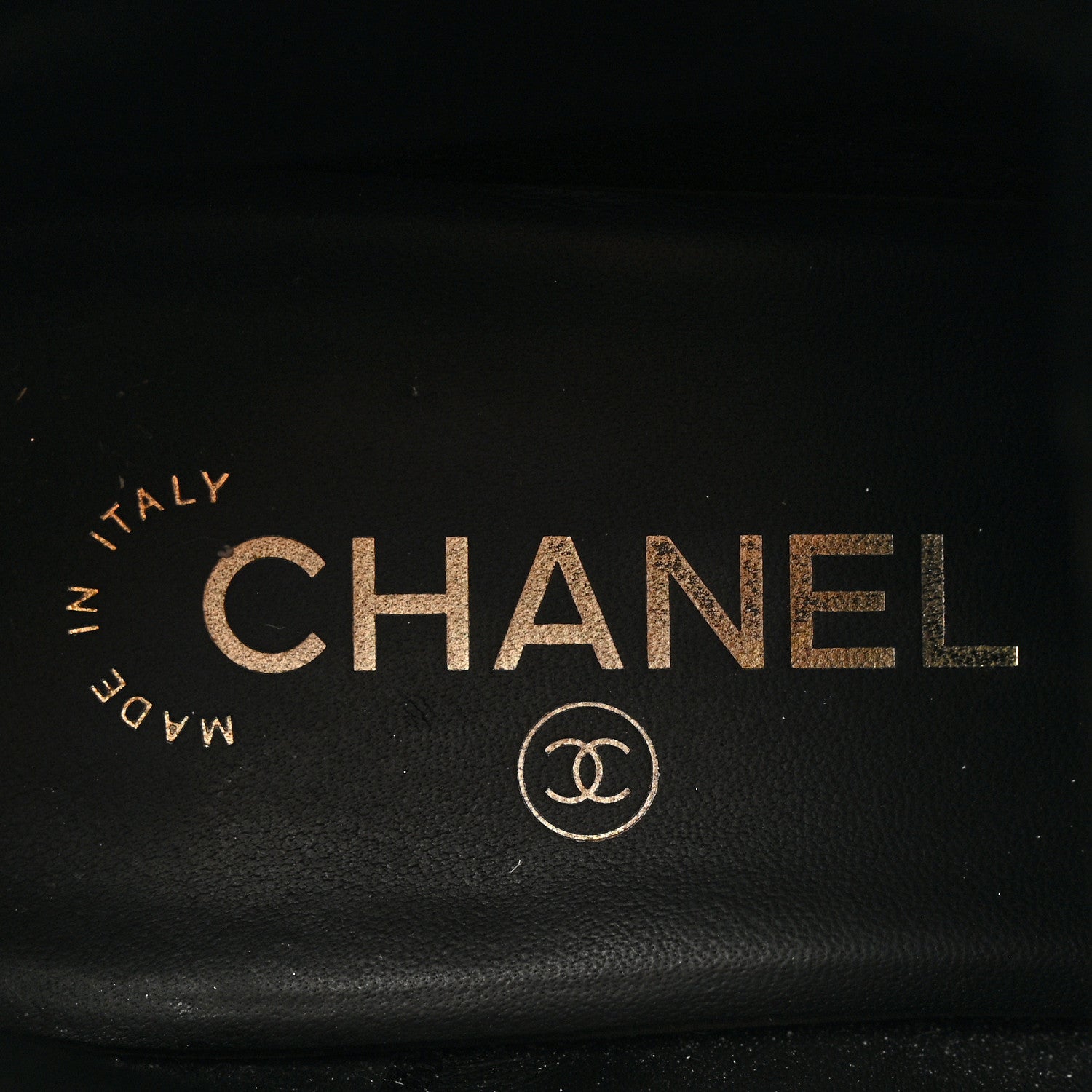 Chanel Shiny Goatskin Cap Toe Combat Boots 40.5 Black Dark Grey 8 of 19