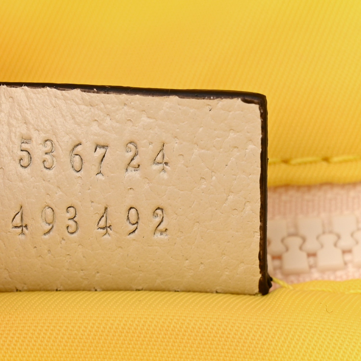 Gucci Nylon Twill Blind For Love Interlocking G Backpack Pastel Yellow Multicolor 7 of 10