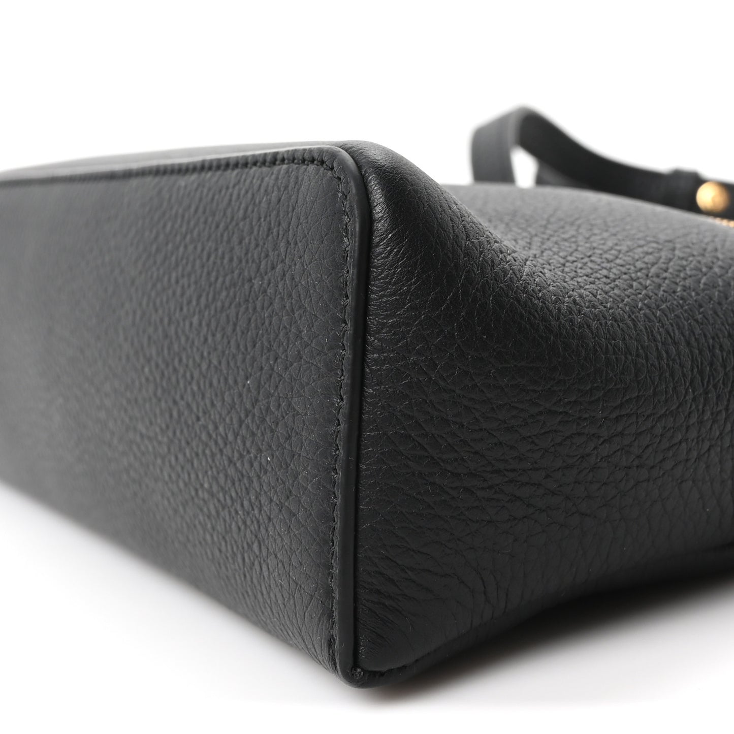 Grained Calfskin L19 Extra Pocket Pouch Black