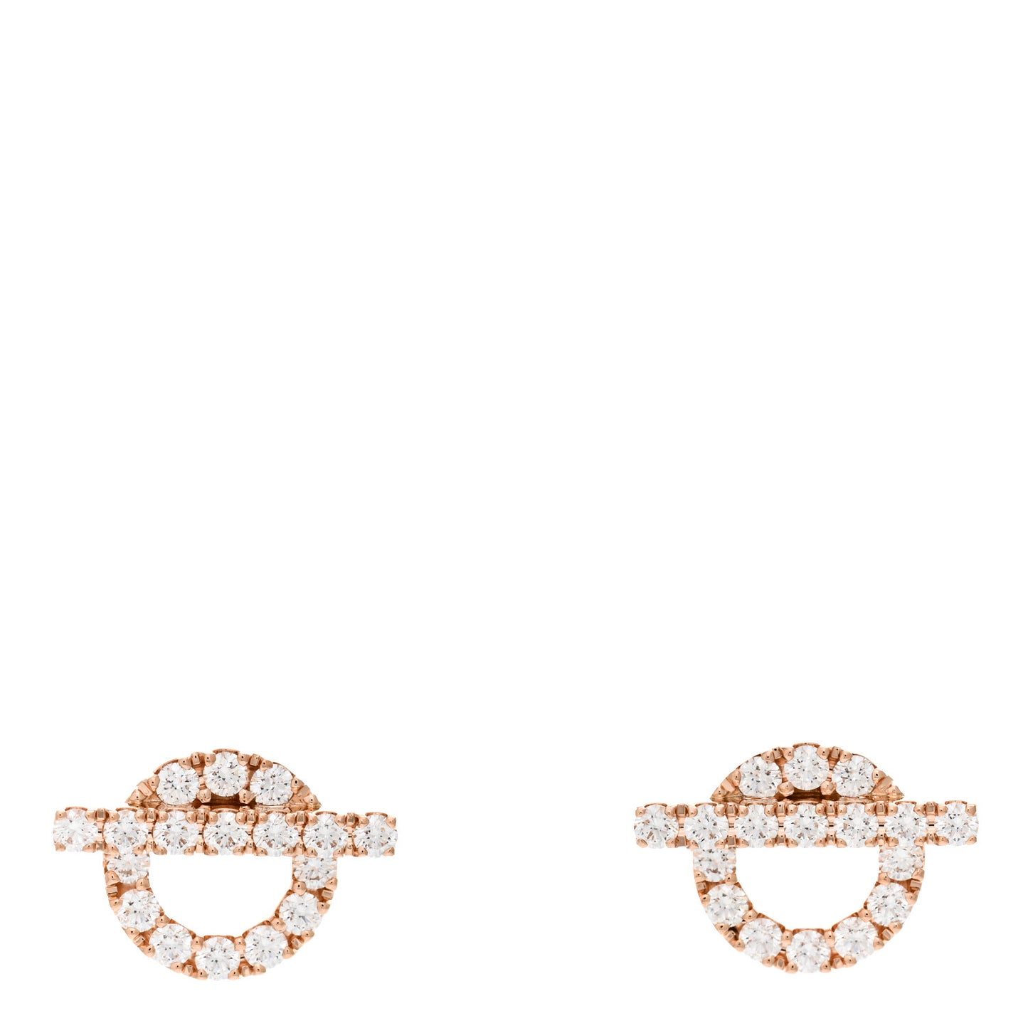 18K Rose Gold Diamond Finesse Earrings