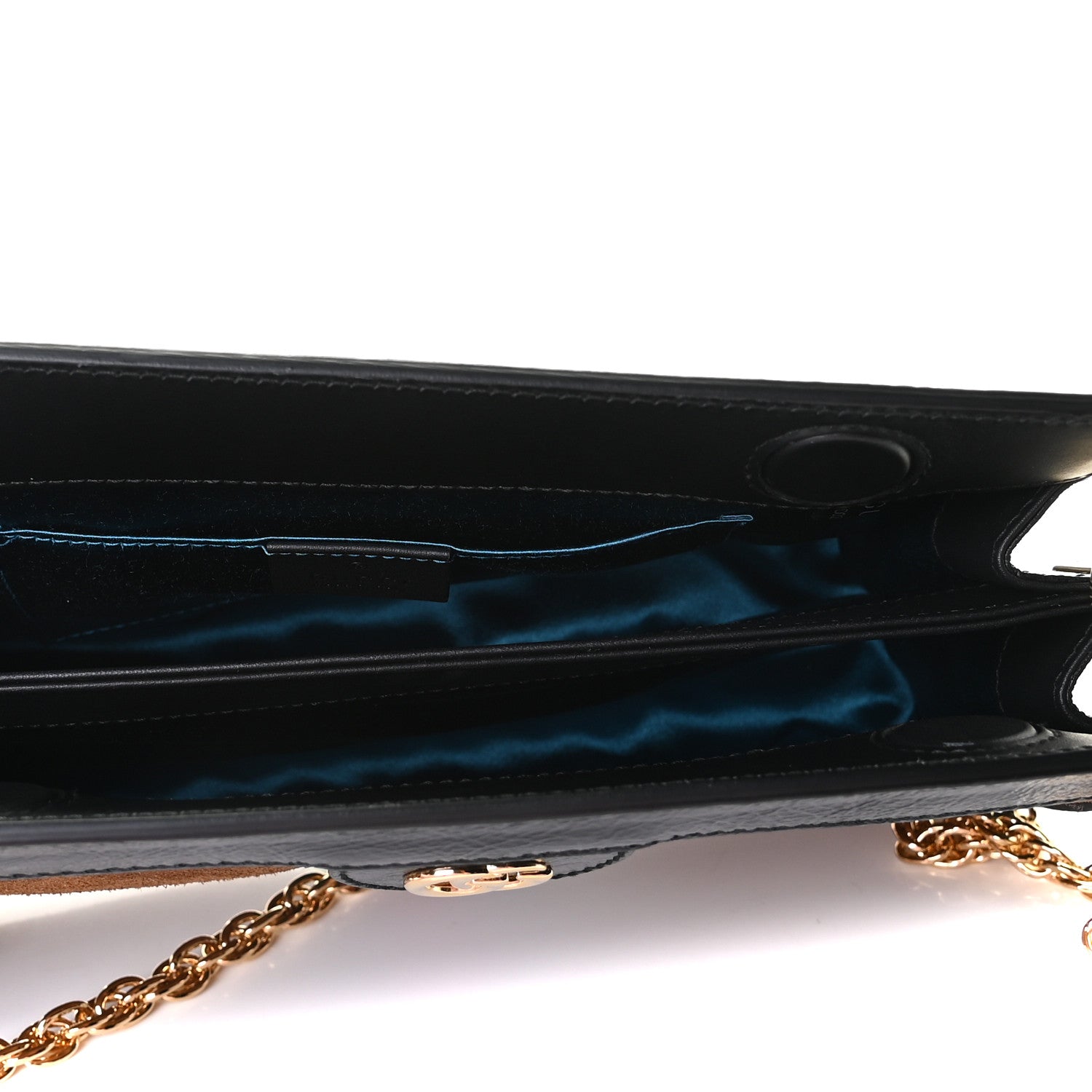 Gucci Suede Patent Web Small Ophidia Chain Shoulder Bag Nocciola Black 5 of 7