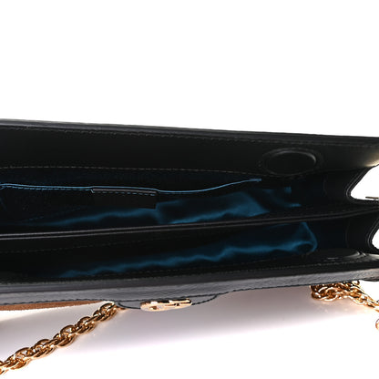 Gucci Suede Patent Web Small Ophidia Chain Shoulder Bag Nocciola Black 5 of 7