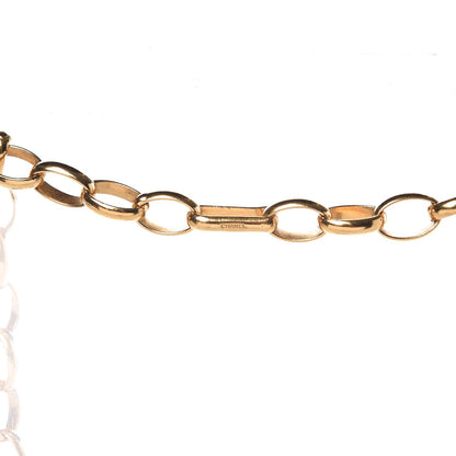 Chanel Medallion Long Chain Necklace Gold 4 of 5