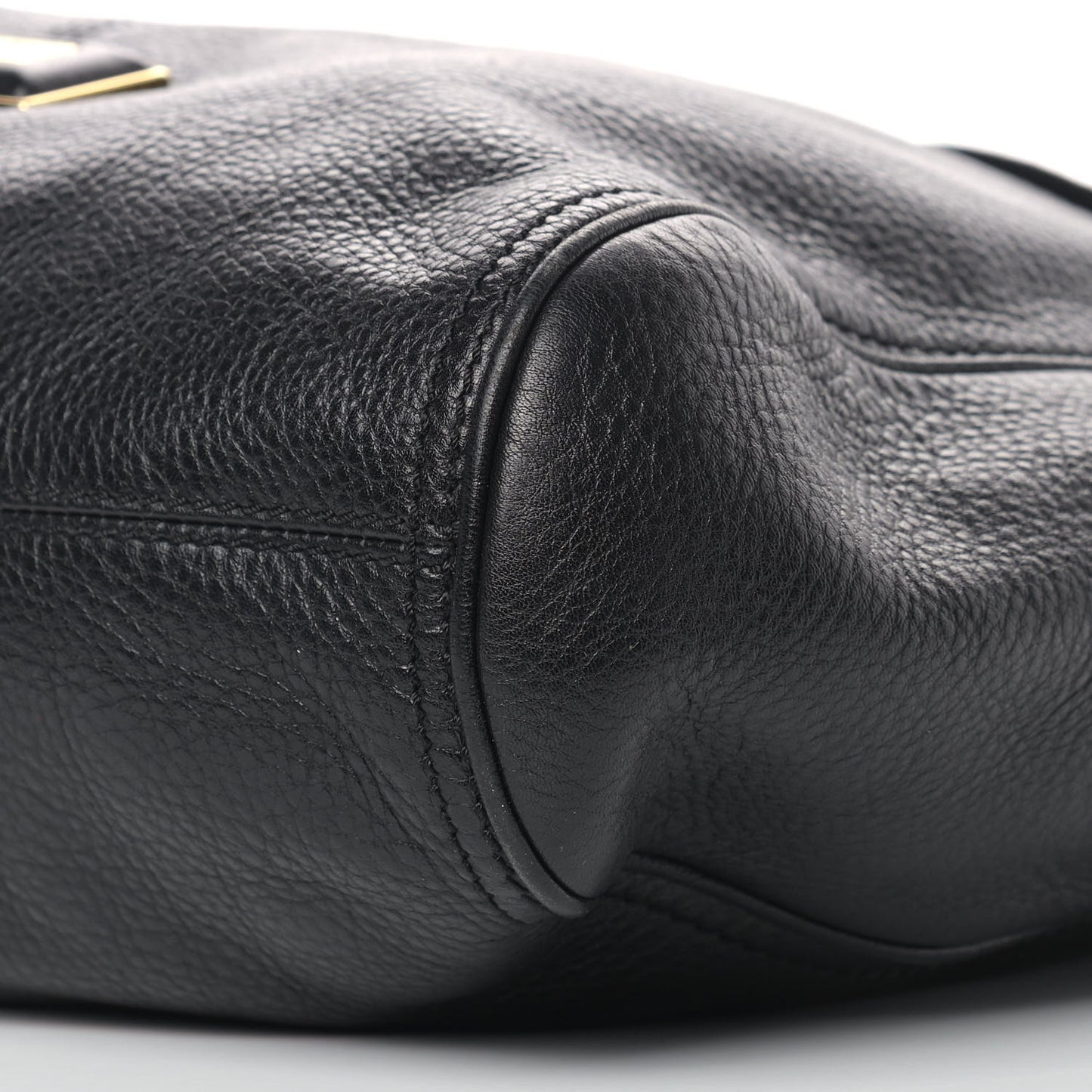 Grainy Calfskin Tote Black