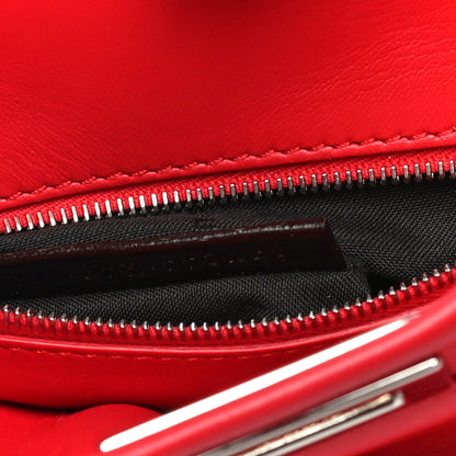 Fendi Nappa Mini Peekaboo Iconic Satchel Fiamma 7 of 15