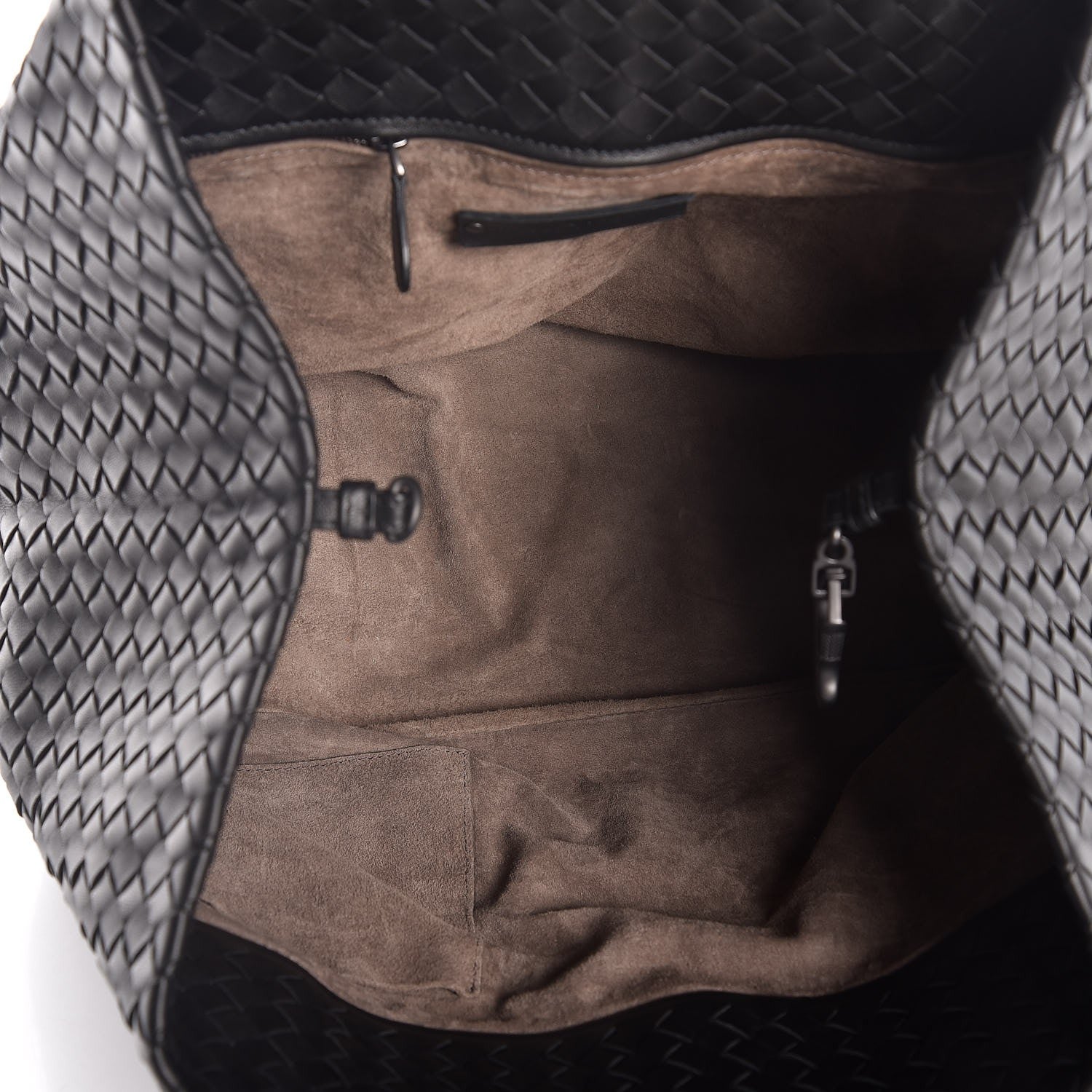 Bottega Veneta BOTTEGA VENETA Nappa Intrecciato Medium Seamless Tote Black 5 of 6