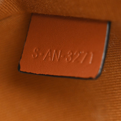 Celine Triomphe Canvas Calfskin Ava Shoulder Bag Tan 7 of 12