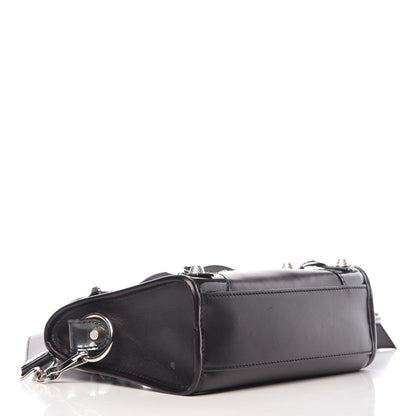 Balenciaga Smooth Calfskin Metallic Patent Giant 12 Silver Hardware Mini City Black Gris 4 of 13