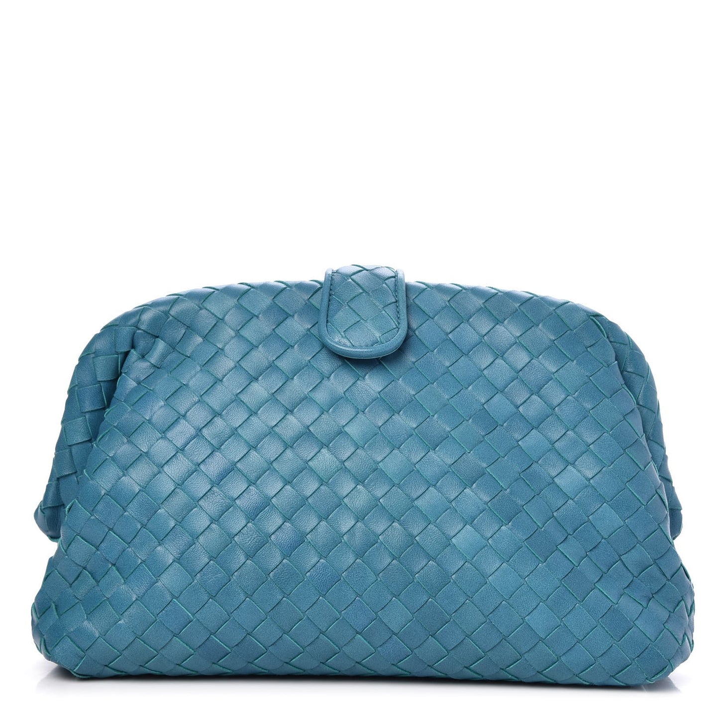 Nappa Intrecciato The Lauren 1980 Clutch Aqua