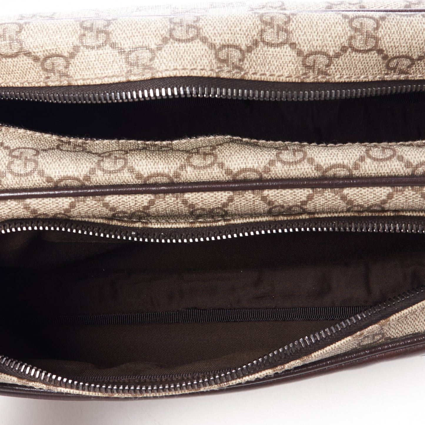 GG Plus Monogram Camera Bag Dark Brown
