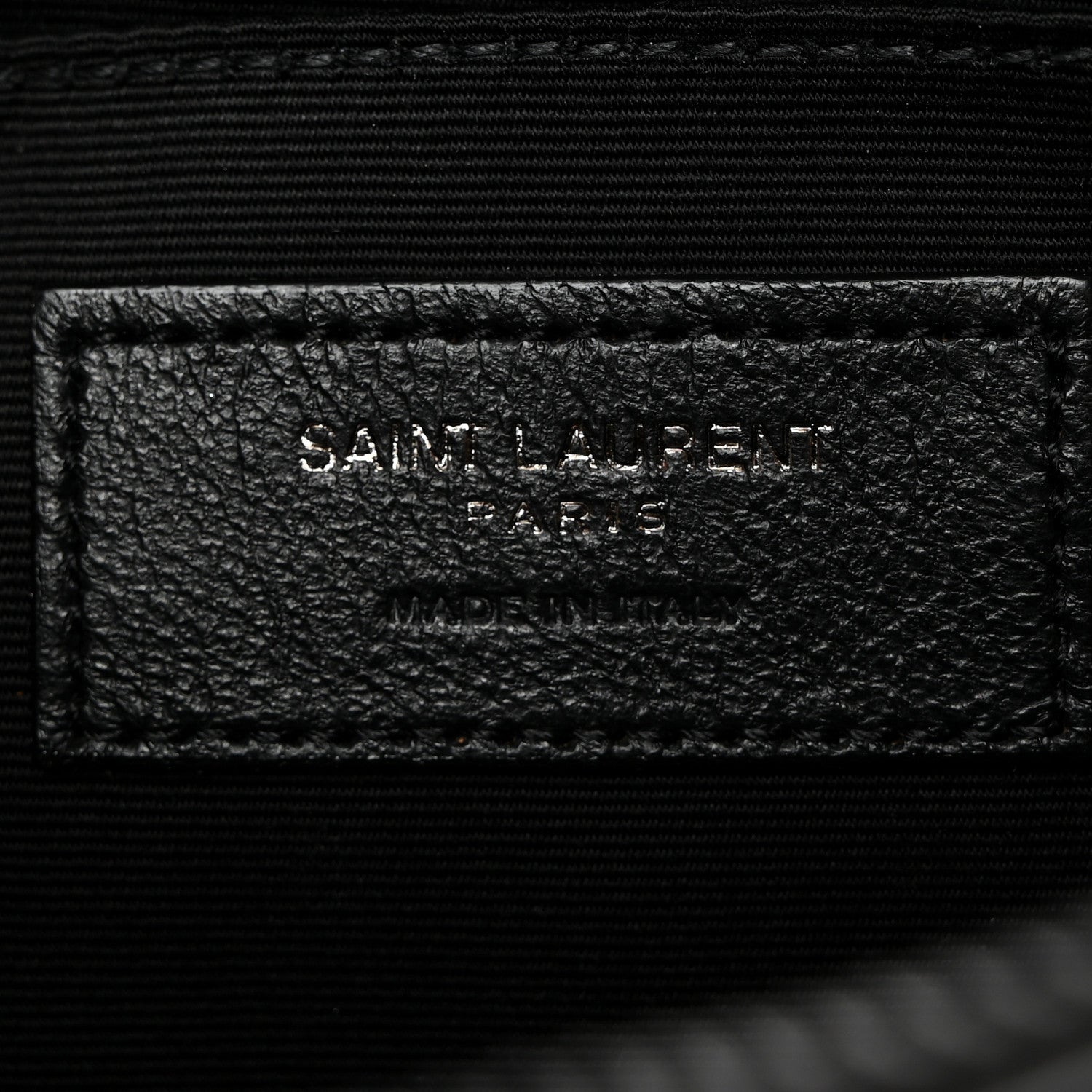 Saint Laurent Calfskin Matelasse Monogram Monochrome Lou Camera Bag Black 6 of 10