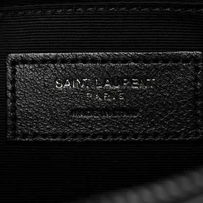 Saint Laurent Calfskin Matelasse Monogram Monochrome Lou Camera Bag Black 6 of 10