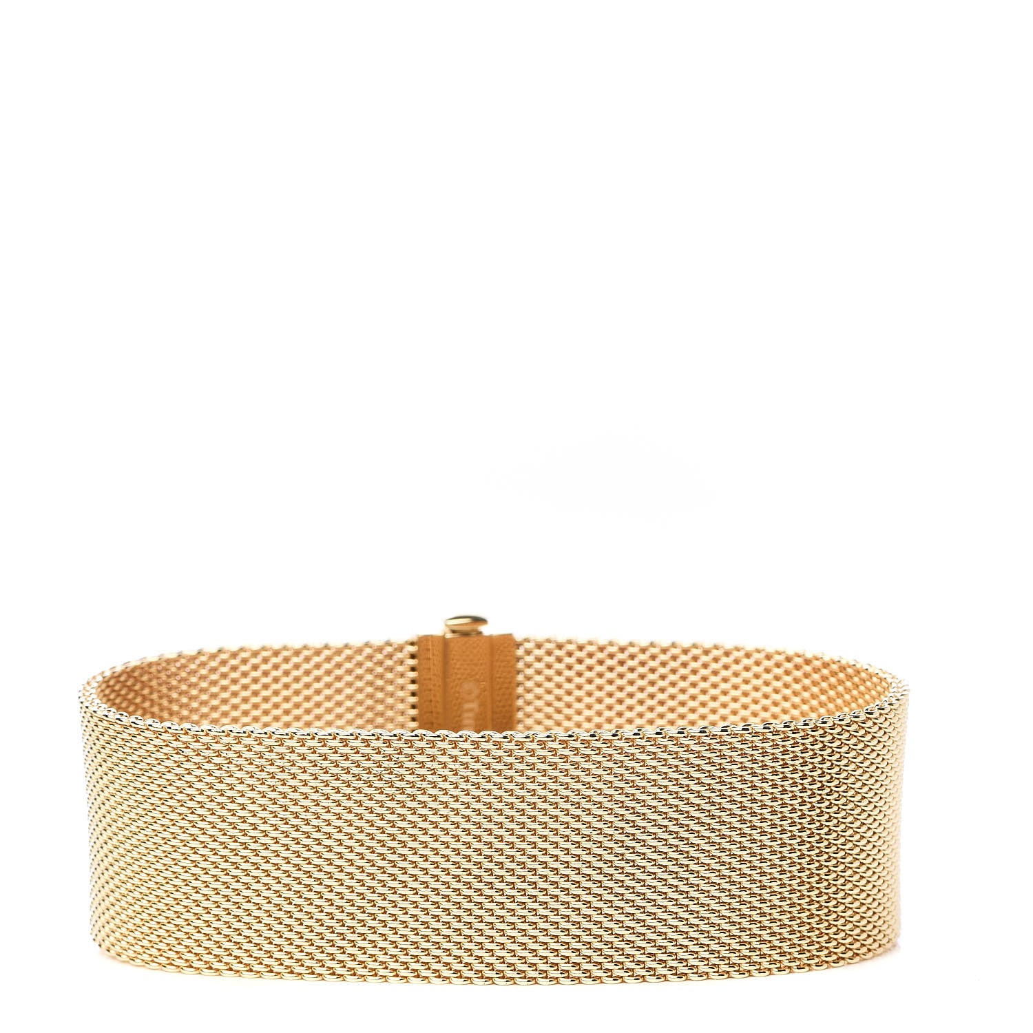 Tiffany 18K Yellow Gold Diamond Somerset Mesh Bracelet 3 of 6