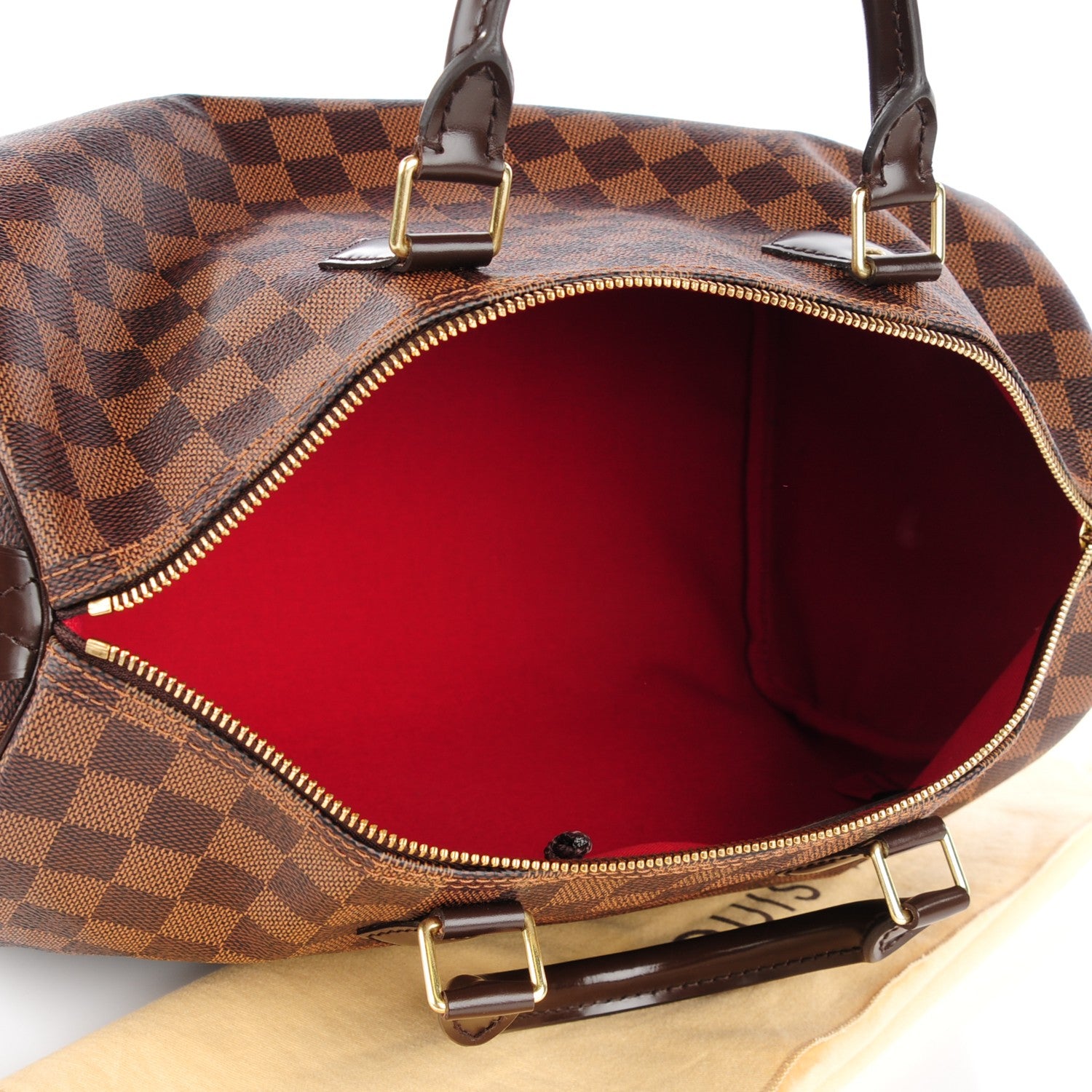 Louis Vuitton Damier Ebene Speedy 35 5 of 8