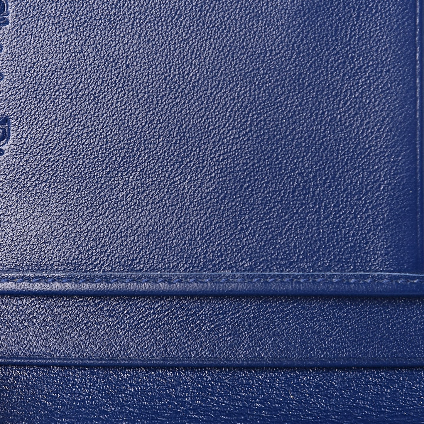 Patent Cannage Lady Dior Compact Wallet Blue