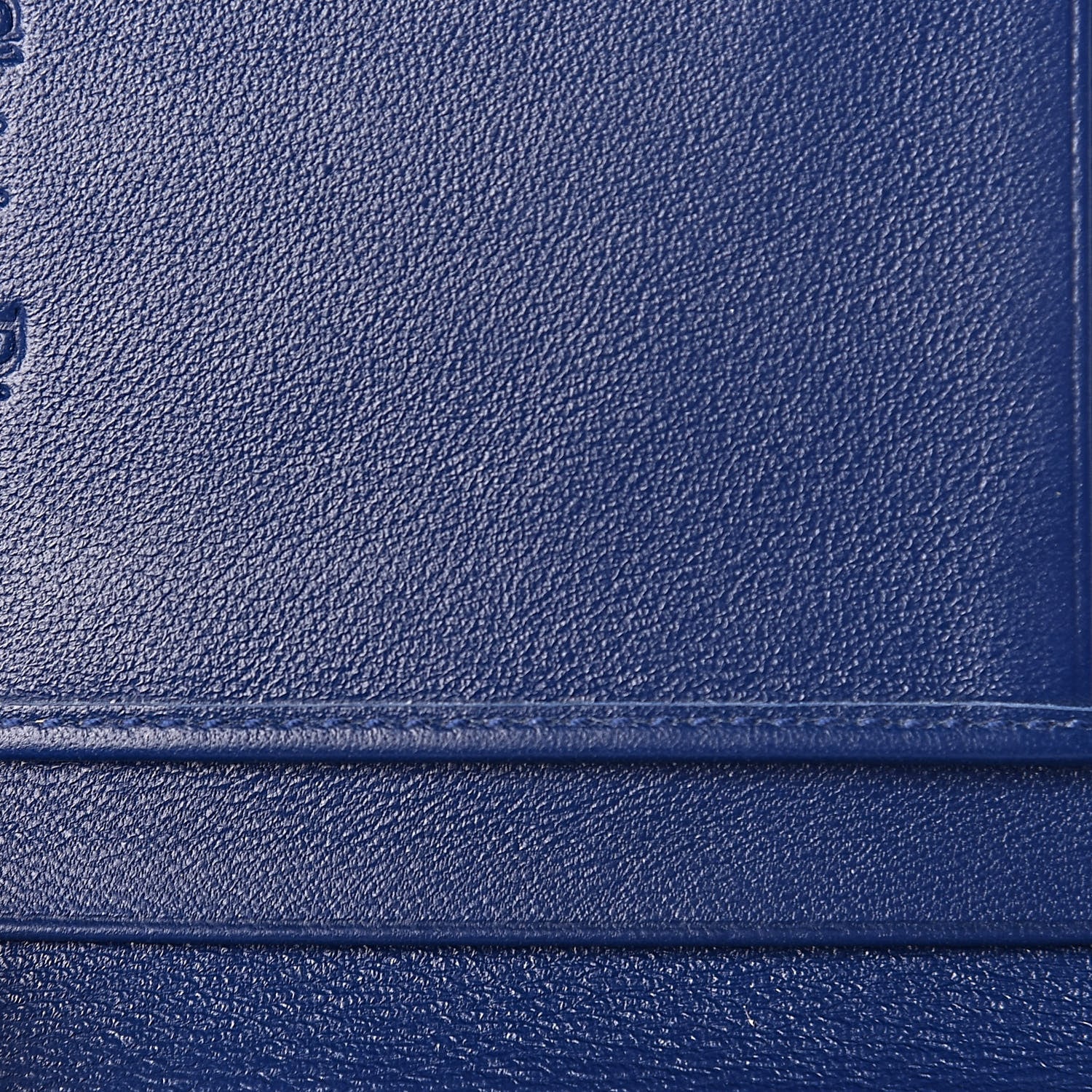 Christian Dior Patent Cannage Lady Dior Compact Wallet Blue 9 of 11