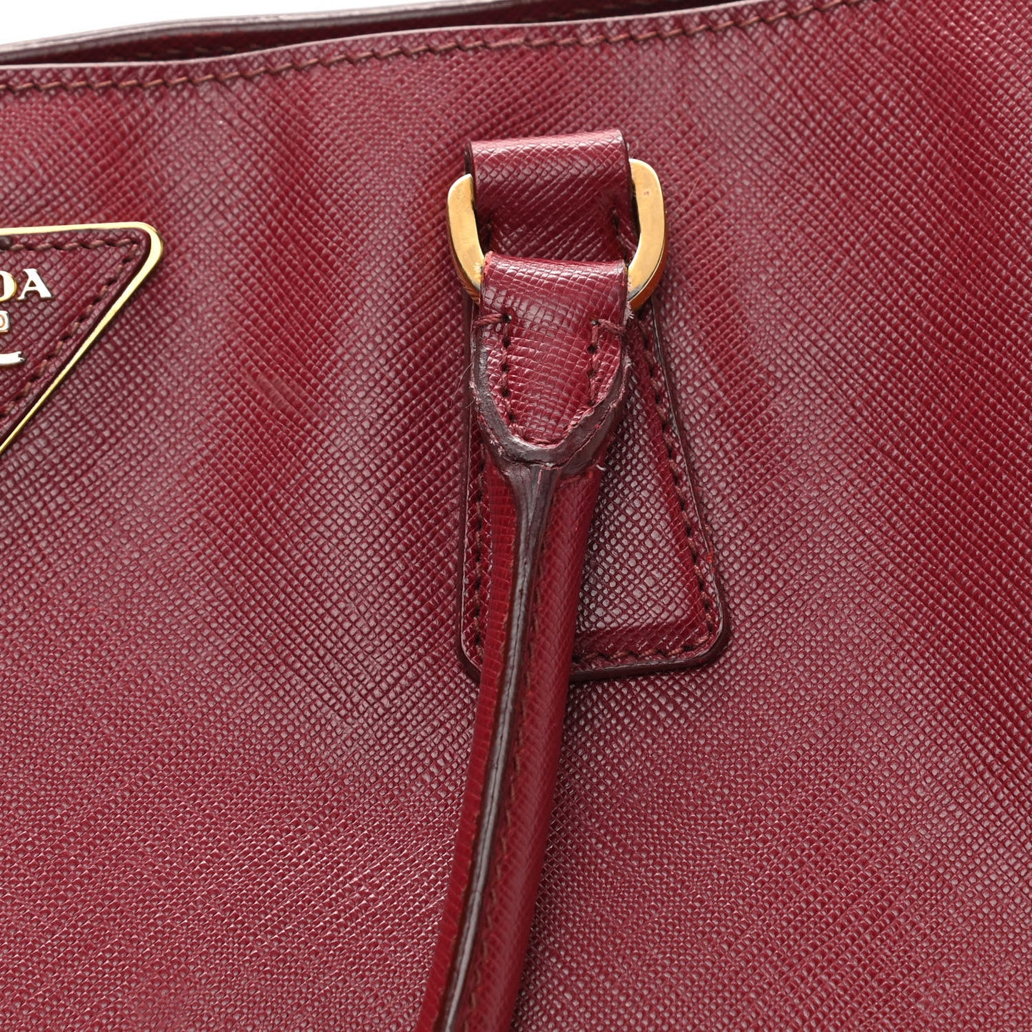 Saffiano Lux Large Tote Cherry