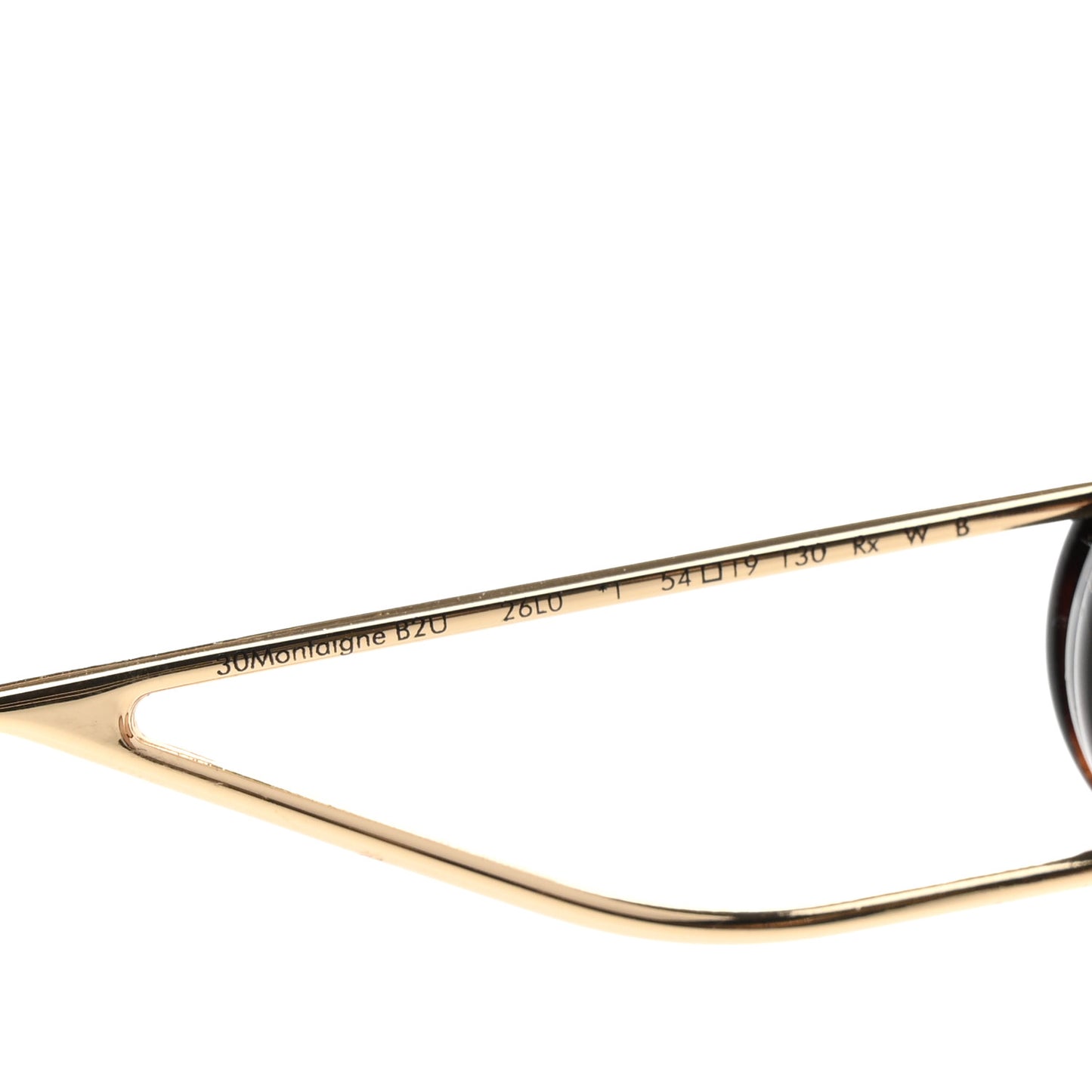 Rectangular 30 Montaigne 1 Sunglasses Tortoise