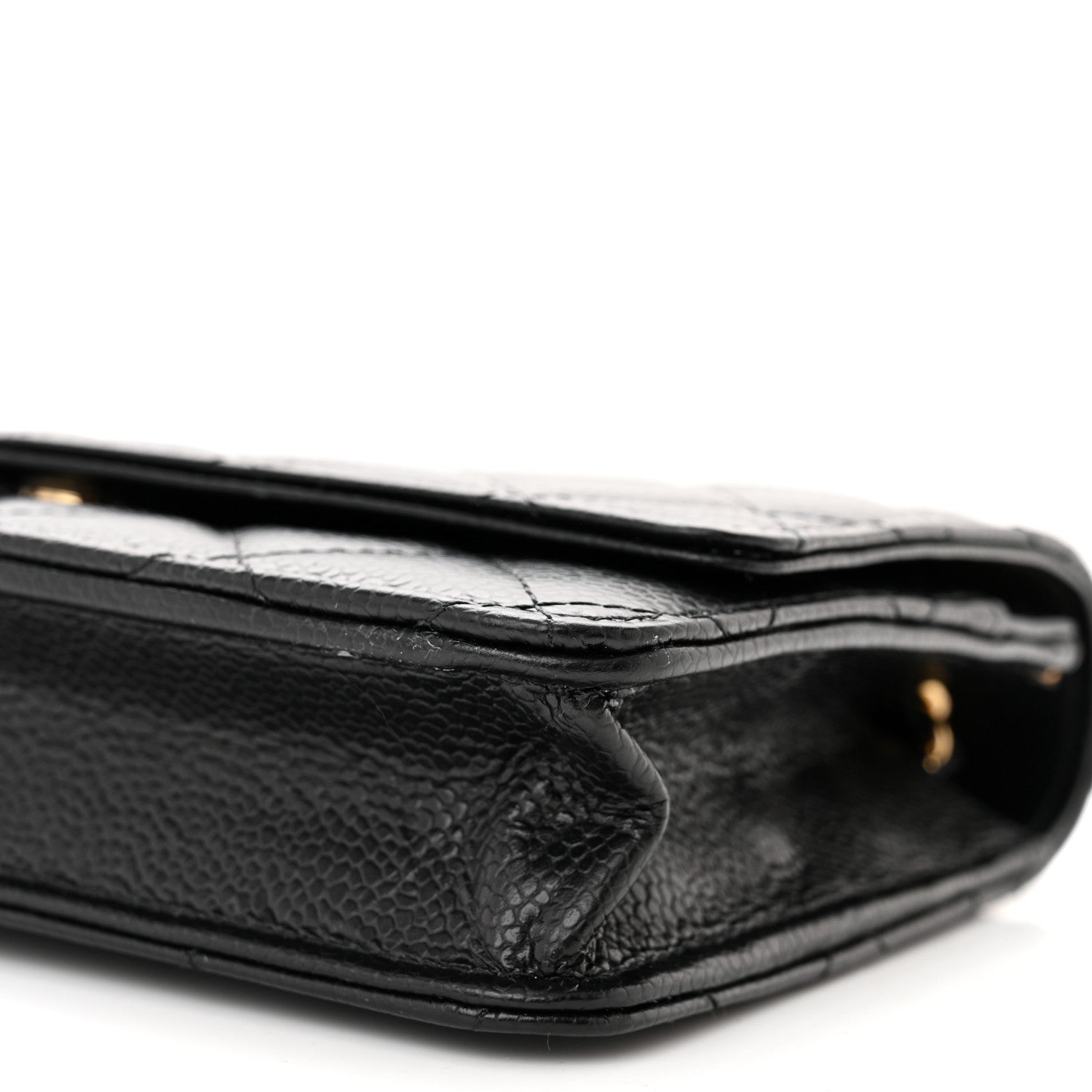 Chanel Caviar Quilted Wallet on Chain WOC Black 11 of 12