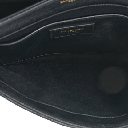 Saint Laurent Lambskin Quilted Small Becky Chain Bag Black 5 of 11