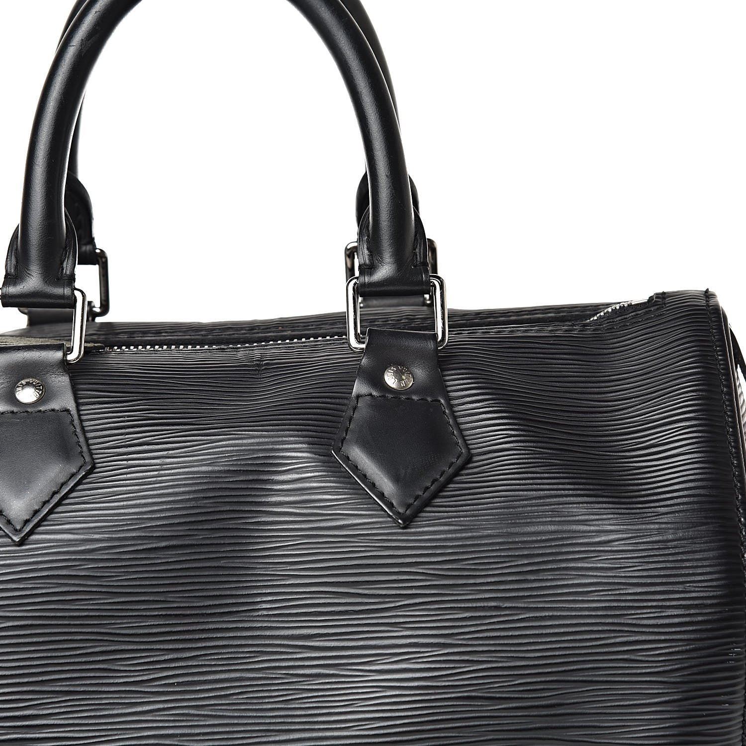 Louis Vuitton Epi Speedy 25 Black 9 of 17