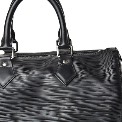Louis Vuitton Epi Speedy 25 Black 9 of 17