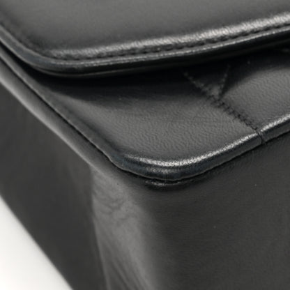 Chanel Lambskin Quilted Medium Single Flap Black 12 of 14